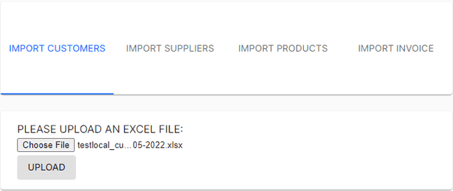 Finalbooks Import Customers by Excel