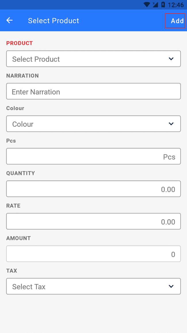 Finalbooks Create Sales Invoice